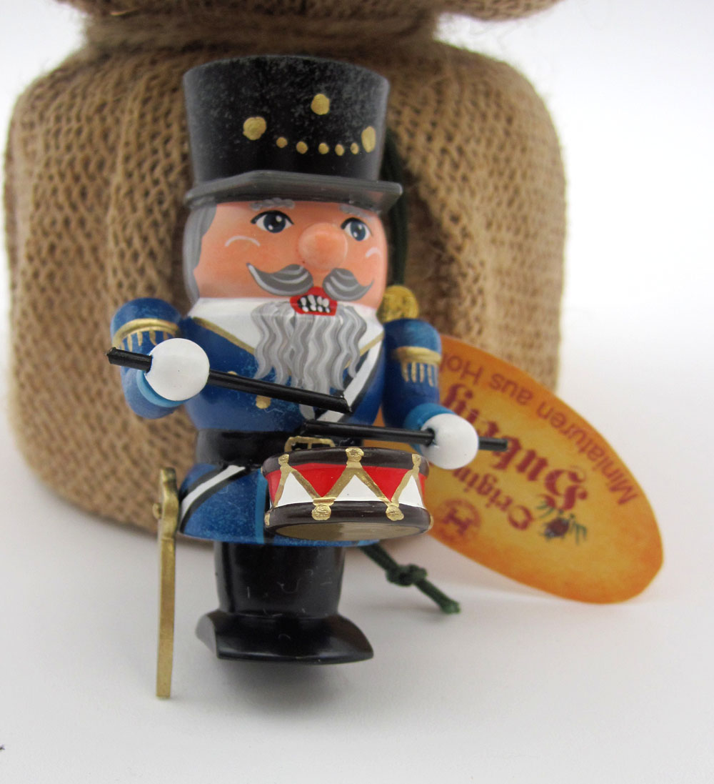 Hubrig Baumbehang Nussknacker Trommler mehrfarbig 7 cm