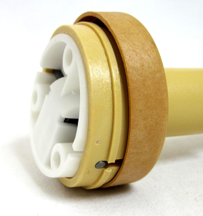 Federträger Holzfarbe hell Kunststoff ca. 13 cm