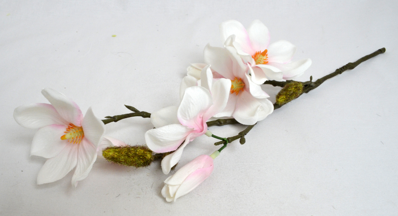 Magnolienzweig künstlich farbig sortiert 40 cm