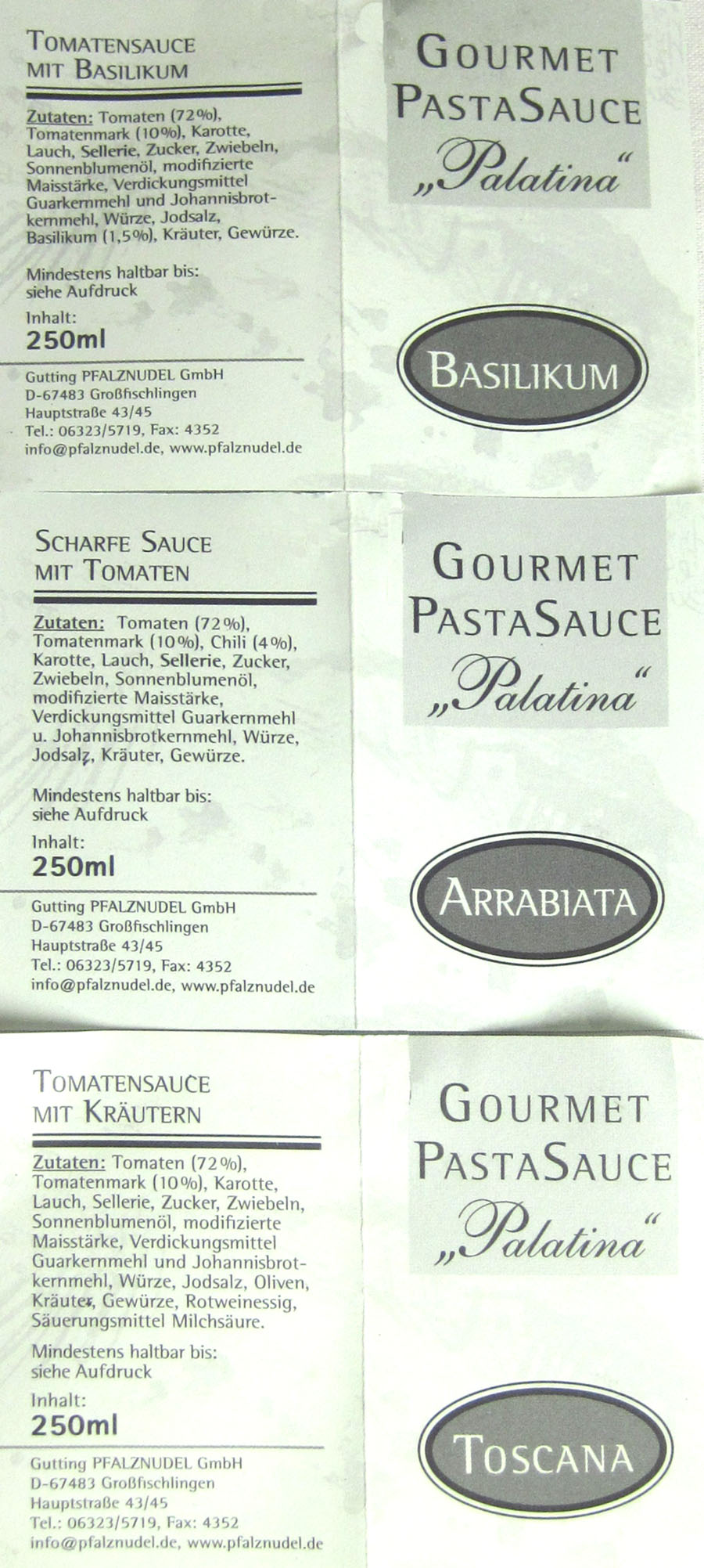 pasta-zutaten_1_3_1 Festnudeln Präsent mit Gourmet-Soße und kleinem Tannenbaum