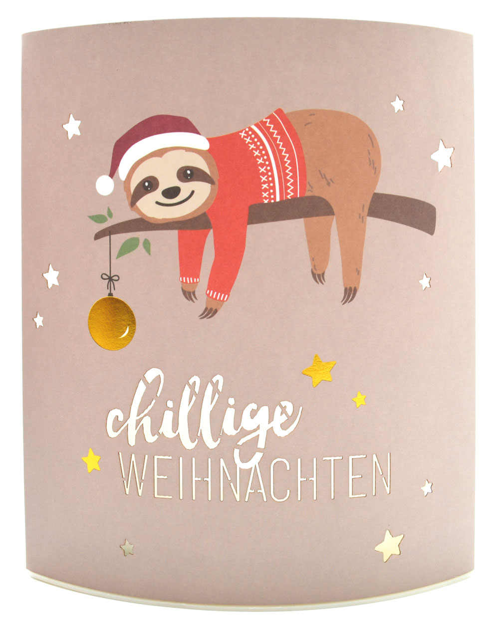 LED-Laterne Poesielicht Chiller zum Stehen oder Hängen mit Timer 16x13,x5 cm 