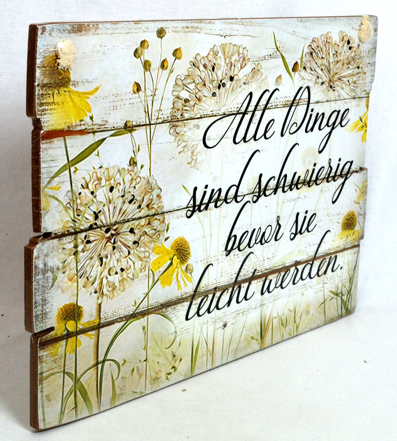 18669_alle_dinge_sind_schwierigd2w2xGbgOPzaRr5 Wandbild "Alle Dinge sind schwierig" 40x30 BxH