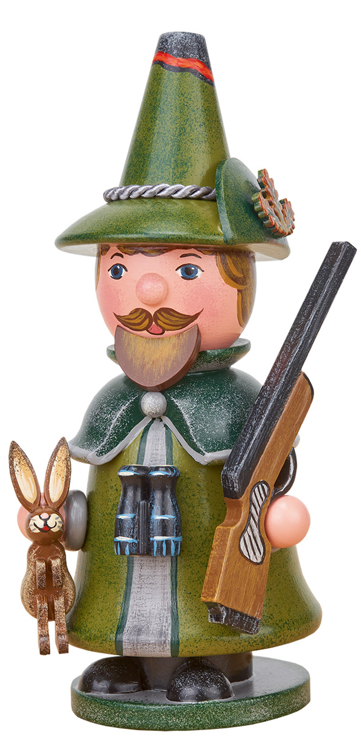 Hubrig - Rauchfigur Wichtel Jäger ca. 13 cm 