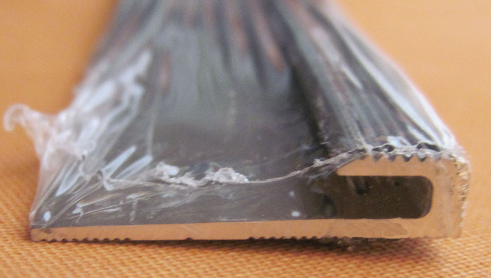 Abschlußprofil 30,0 x 6,0 mm Alu eloxiert edelstahl 1 m SB 804