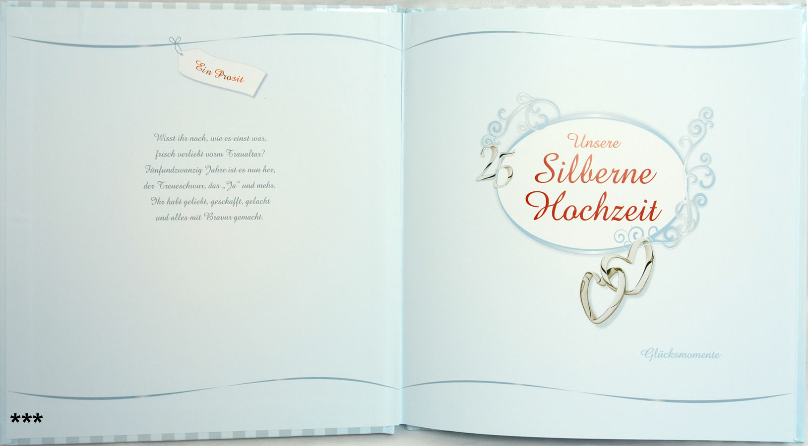 Album - Erinnerungsalbum - Silberne Hochzeit