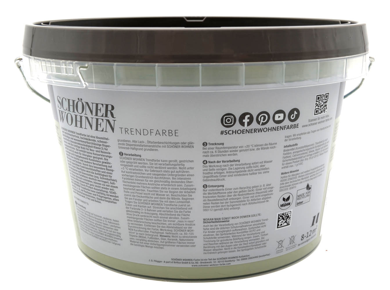 Schöner Wohnen Trendfarbe Olive matt 1 Liter