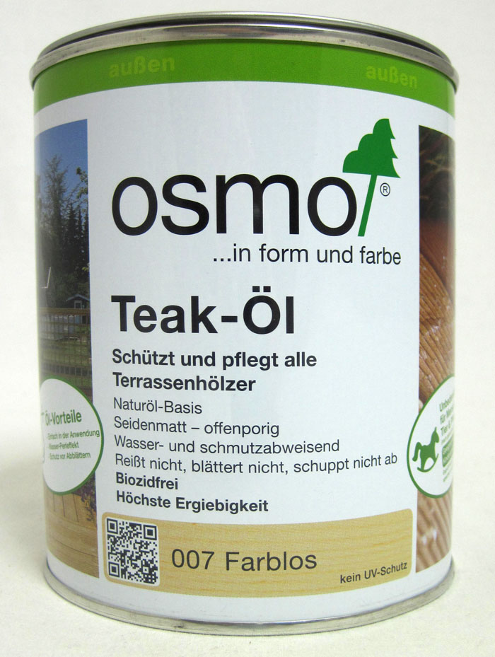Osmo Teak-Öl 007 farblos 750ml
