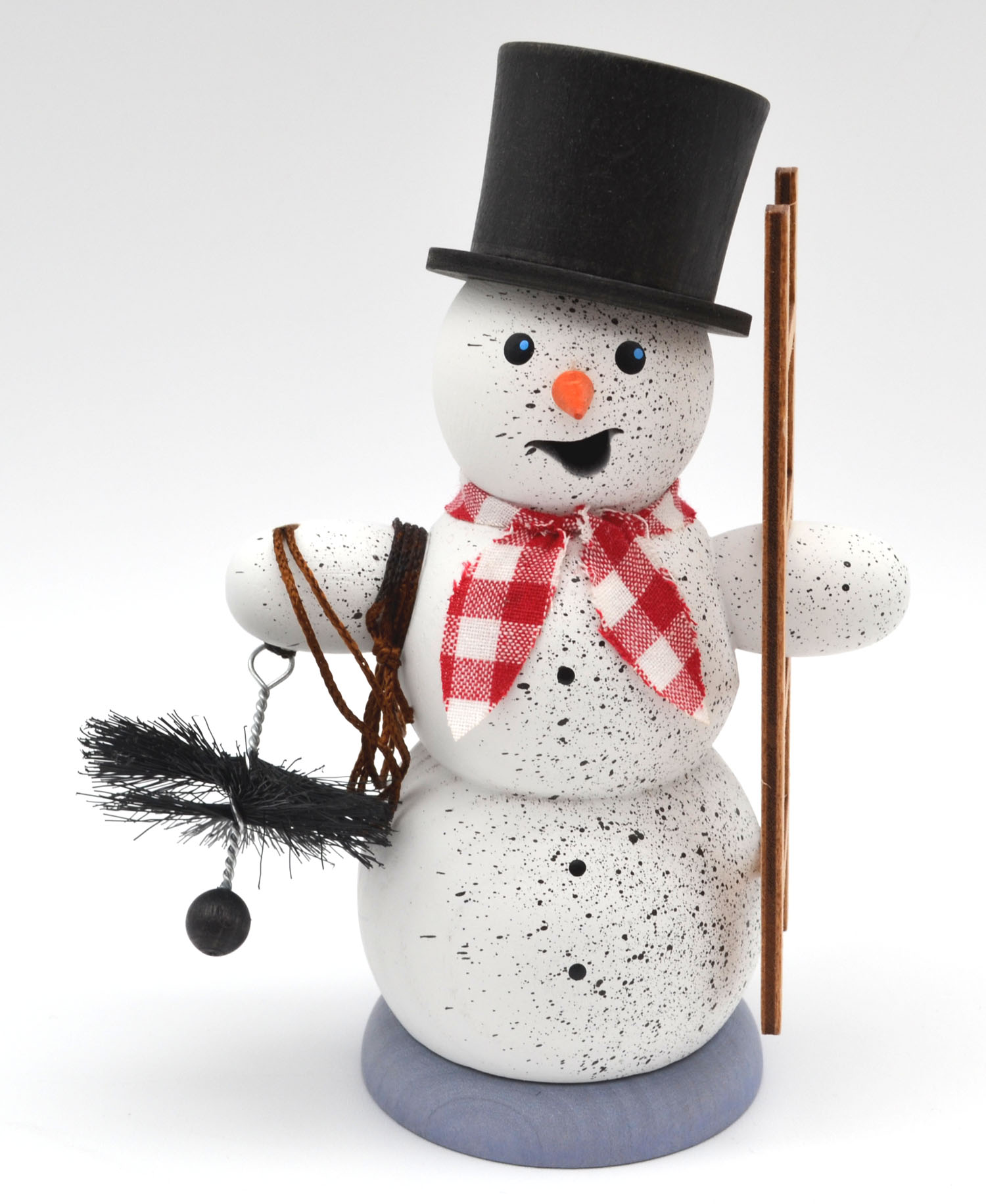 Schneemann Schornsteinfeger Rauchfigur ca. 13 cm 