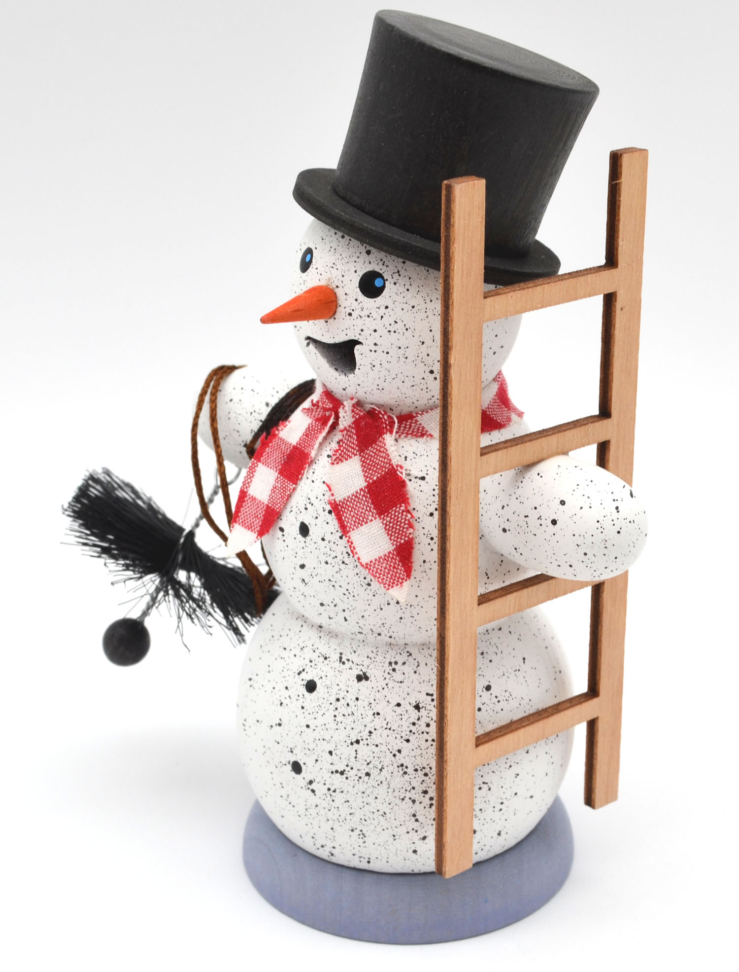 Schneemann Schornsteinfeger Rauchfigur ca. 13 cm 