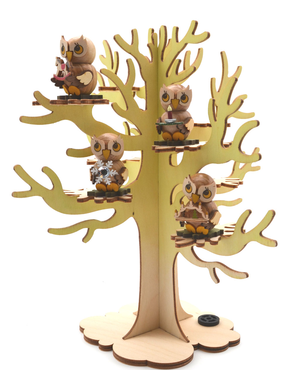 Eulenkinder Baum Sperrholzbaum 25x23x23 cm (HxBxT) Eulenkinder Baum Sperrholzbaum 25x23x23 cm (HxBxT)