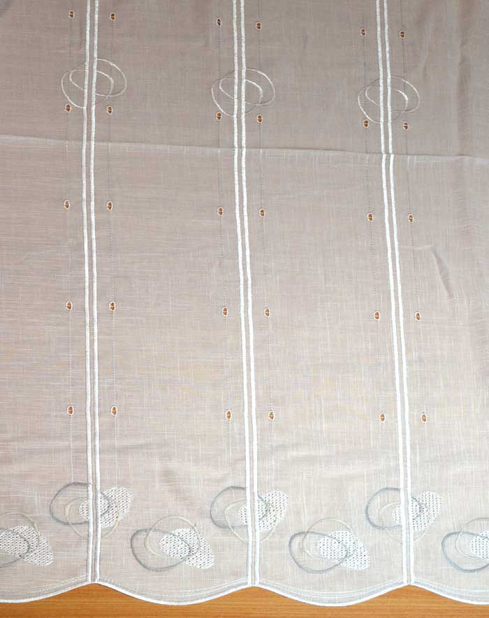 16 cm breites Raffpanneaux taupe-braun ca.140 cm hoch (incl. 2 Clips)