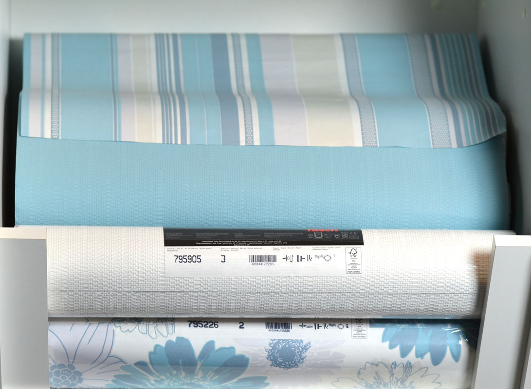 Vliestapete weiß Uni 795905 Kombitapete Eurorolle