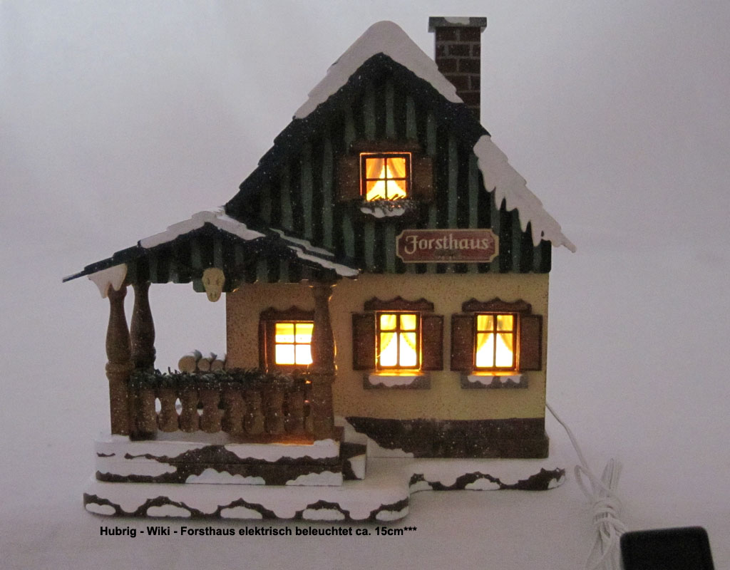 forsthaus_400h0007_d1xxrj9gkzSeNPg Hubrig - Wiki - Forsthaus elektrisch beleuchtet 14 x 14 x 8 cm (HxBxT)