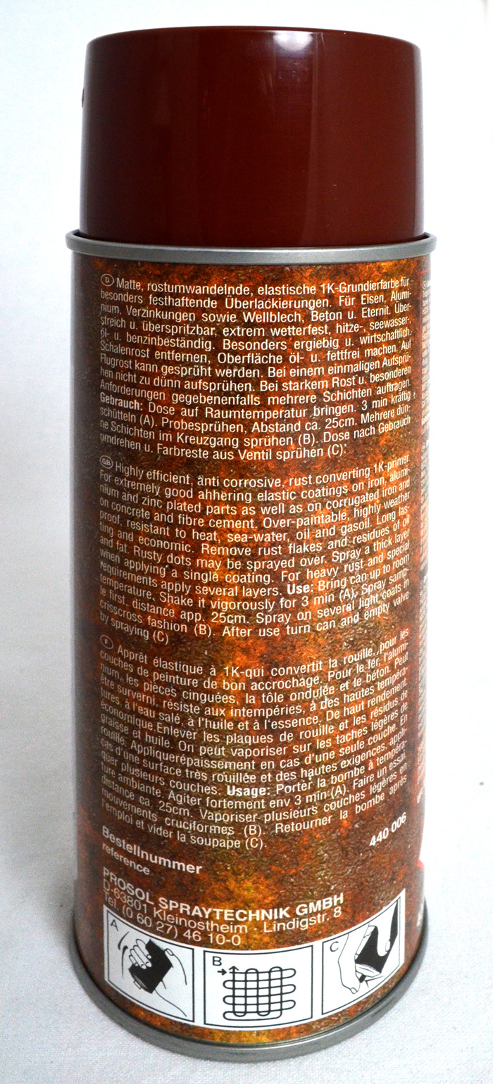 Rostux Rostumwandler u. Korrosionsschutz 400ml rotbraun