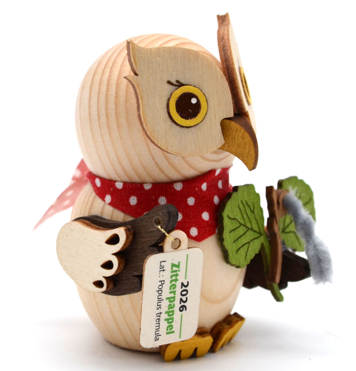 Kuhnert-Mini-Eule Zitterpappel - Jahres-Minieule Neuheit 2026 7 cm
