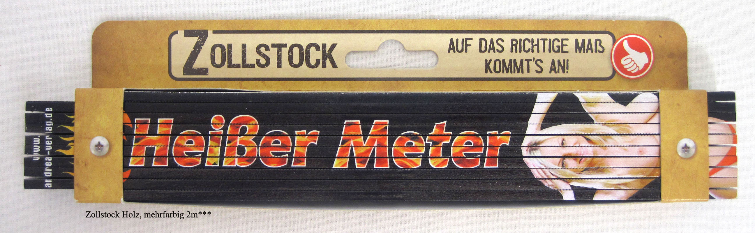Zollstock für Männer Heißer Meter Männergeschenk zum Geburtstag 30012