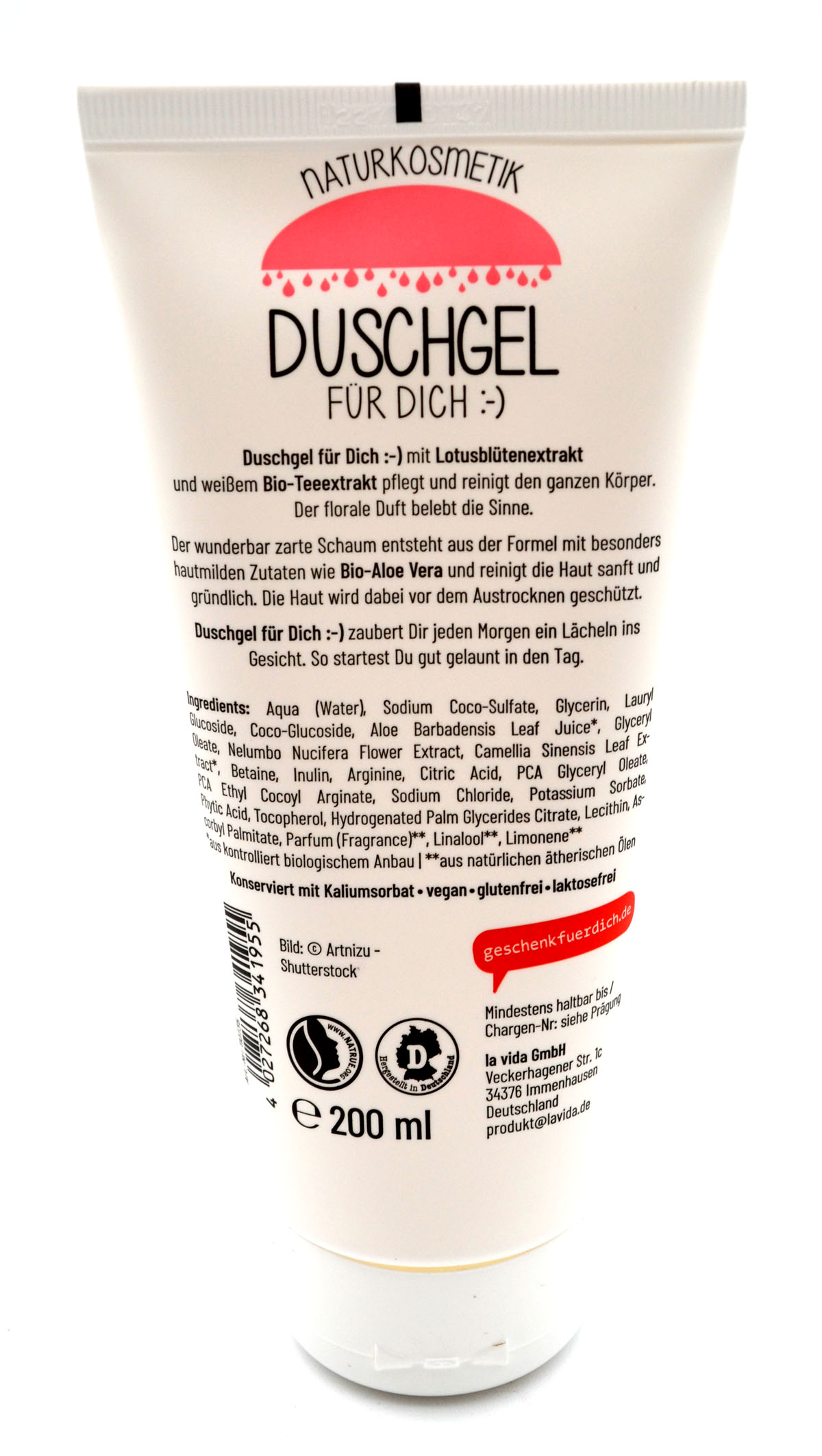 Duschgel für Dich "Beste Mama" 200 ml Naturkosmetik