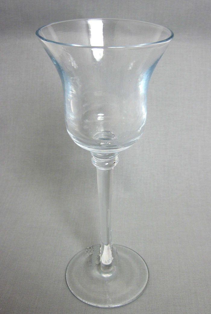 Teelichtglas Glasklar ca. 20 cm hoch