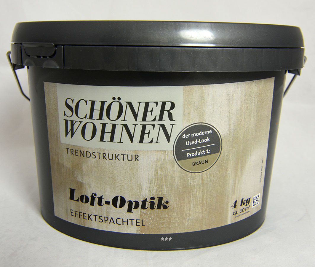 Loft-Optik braun und grau je 4 kg Moderner Used-Look