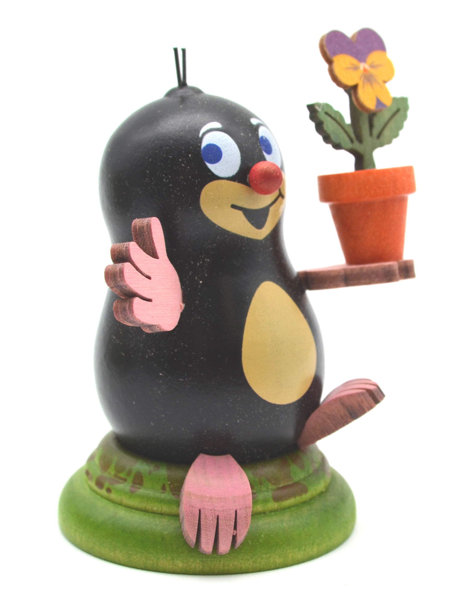 Maulwurf "Lilli" mit Blumentopf ca. 7 cm hoch 