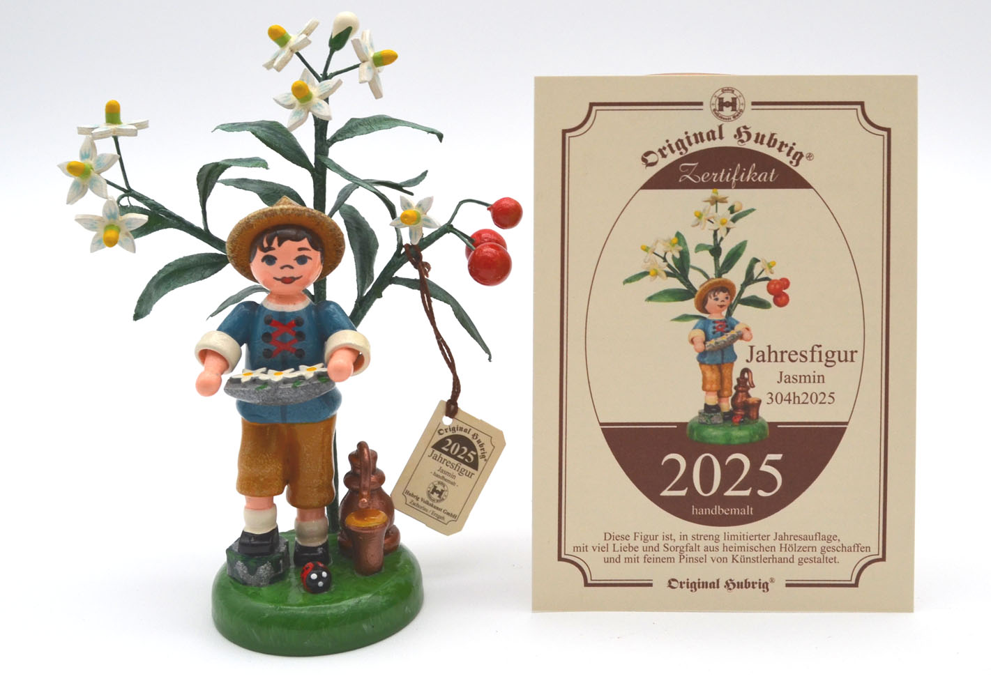 Jahresfigur 2025 Jasmin mit Zertifikat - Hubrig Jahresfigur 2025 Jasmin mit Zertifikat - Hubrig
