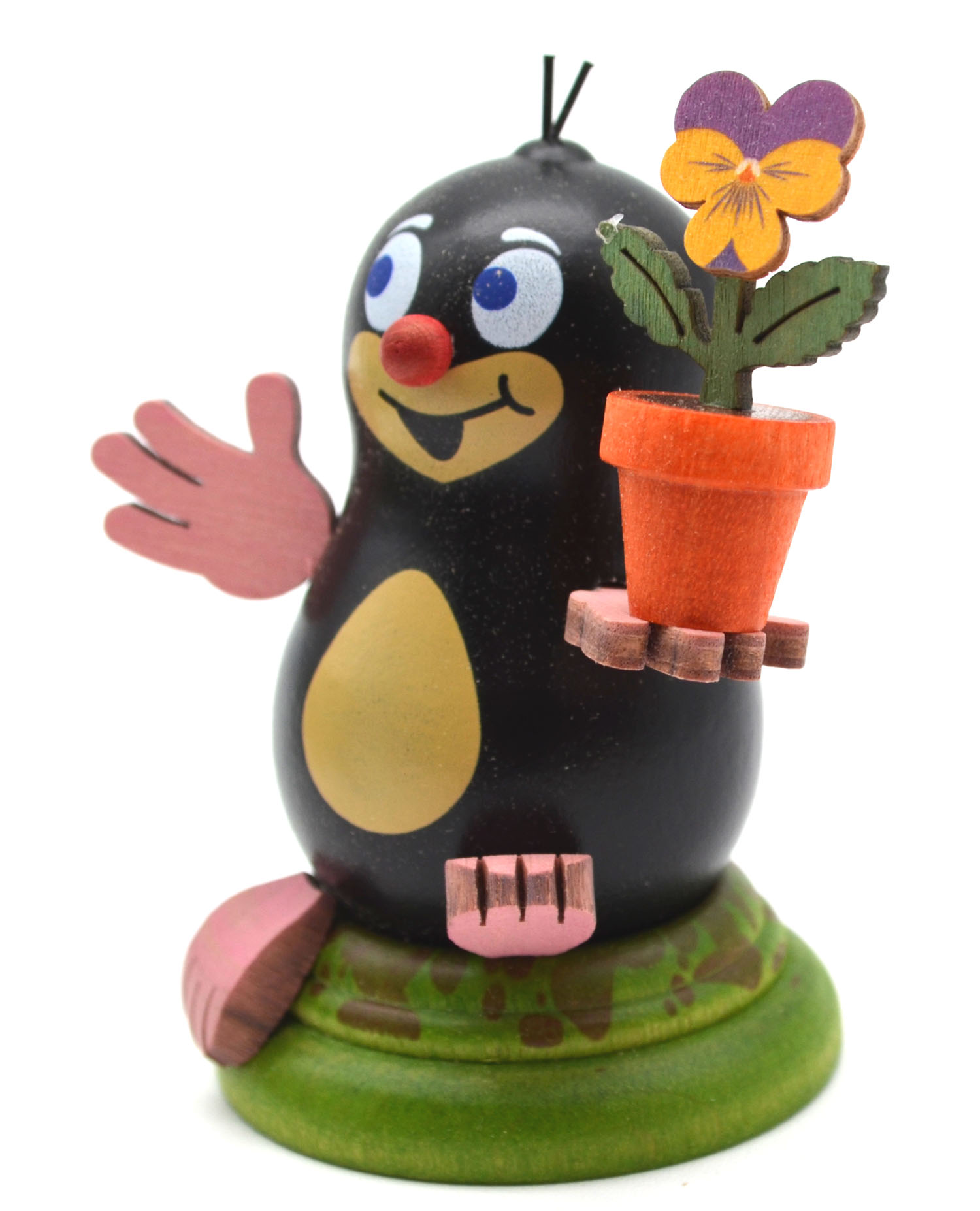 Maulwurf "Lilli" mit Blumentopf ca. 7 cm hoch 