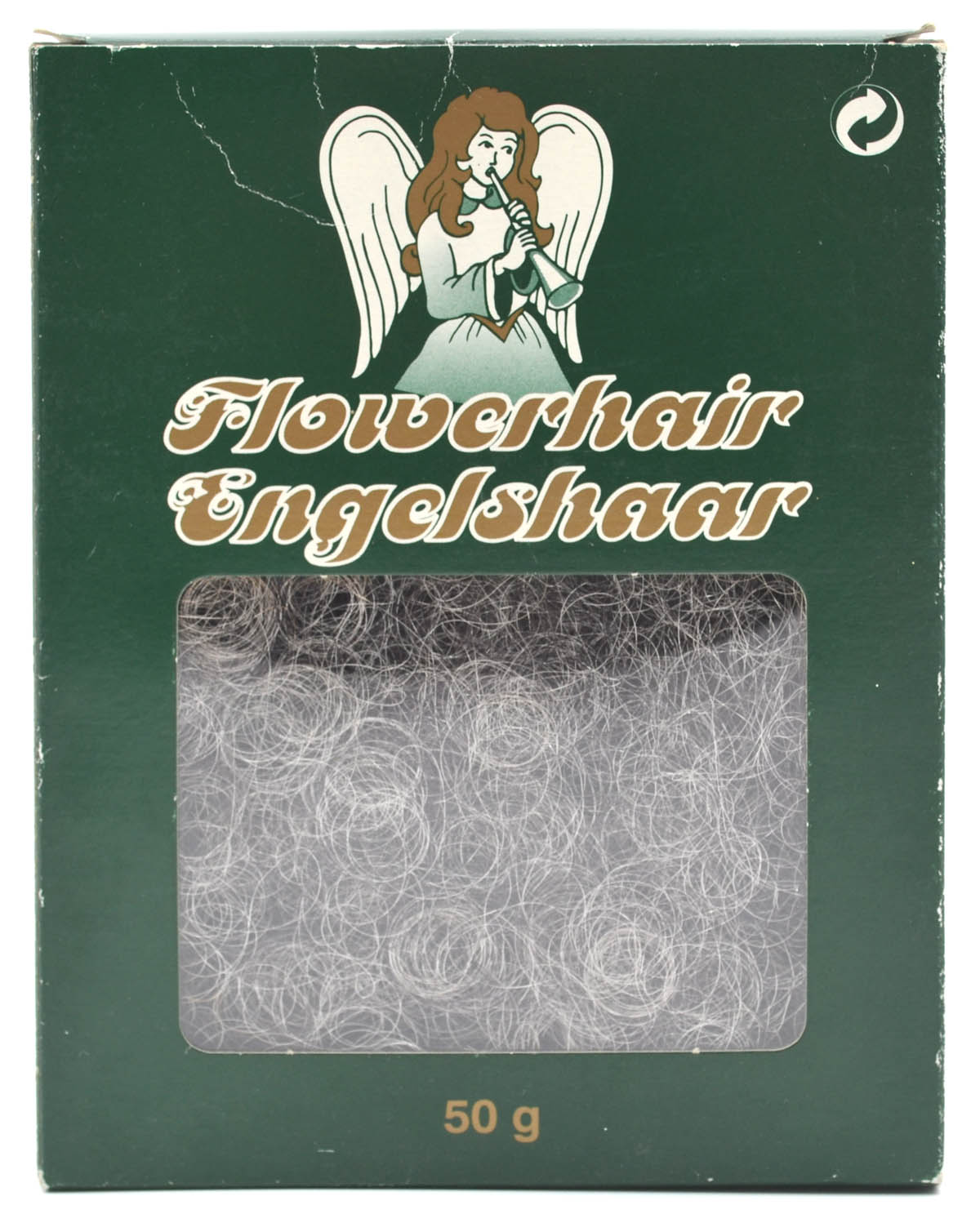 Engelshaar schwarz-silber 50 g