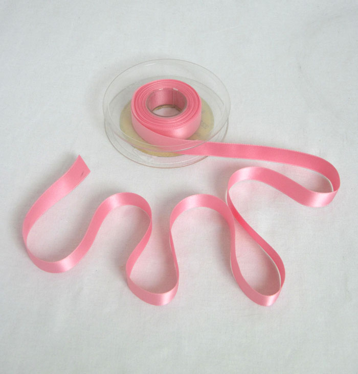 Satinband - Double Face - Breite 16mm - Fb. 15 blush rose'- Reststück 6,60m