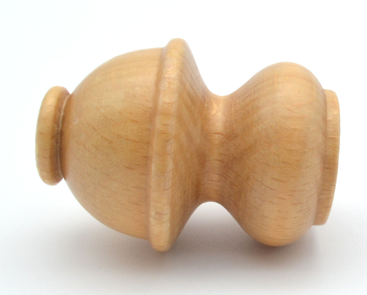 1x Endstück Holz Buche für Stangen Ø 20 mm V1