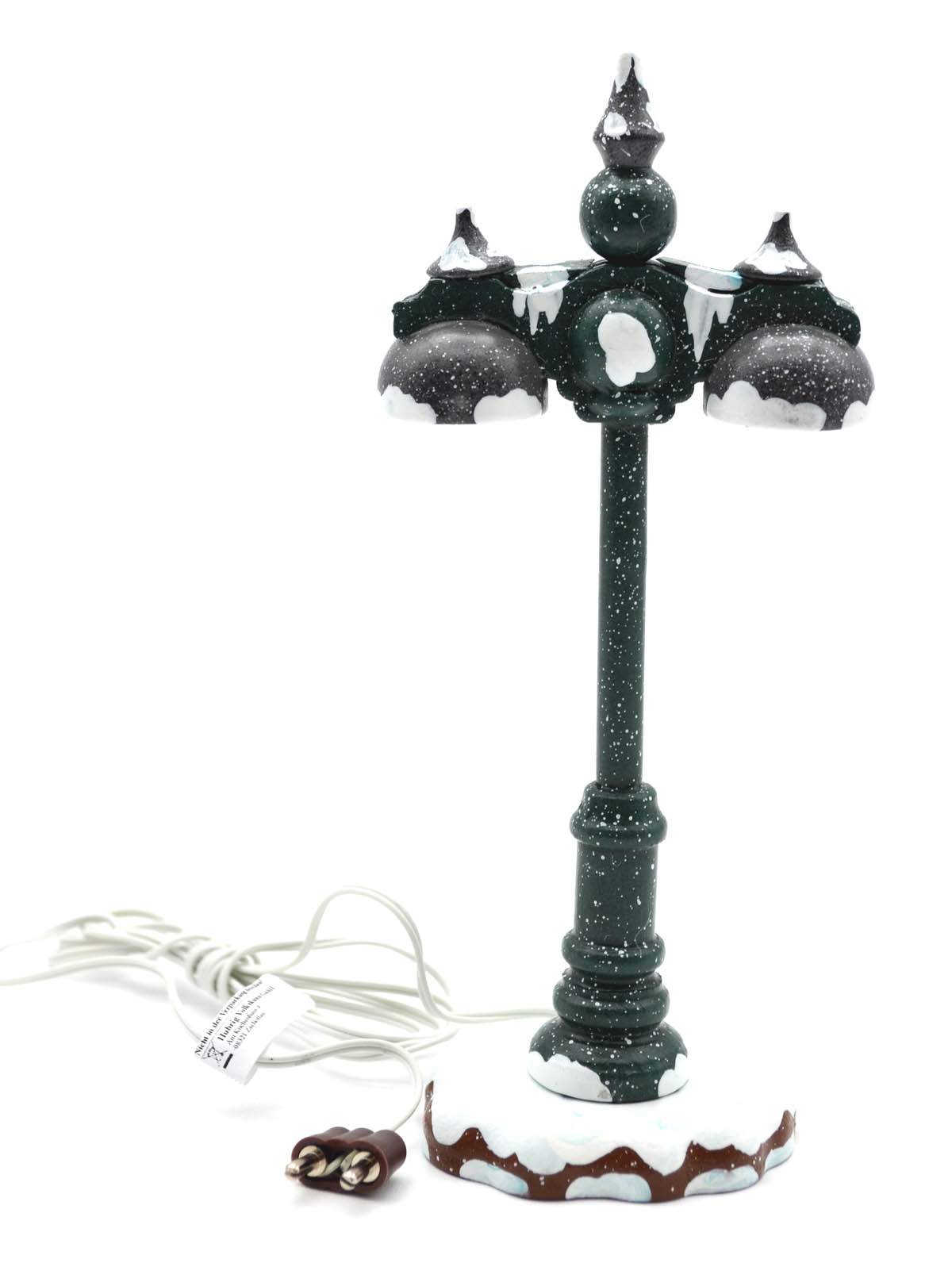 Hubrig - Wiki Straßenlaterne elektrisch beleuchtet ca. 15 x 7 cm (HxB) 