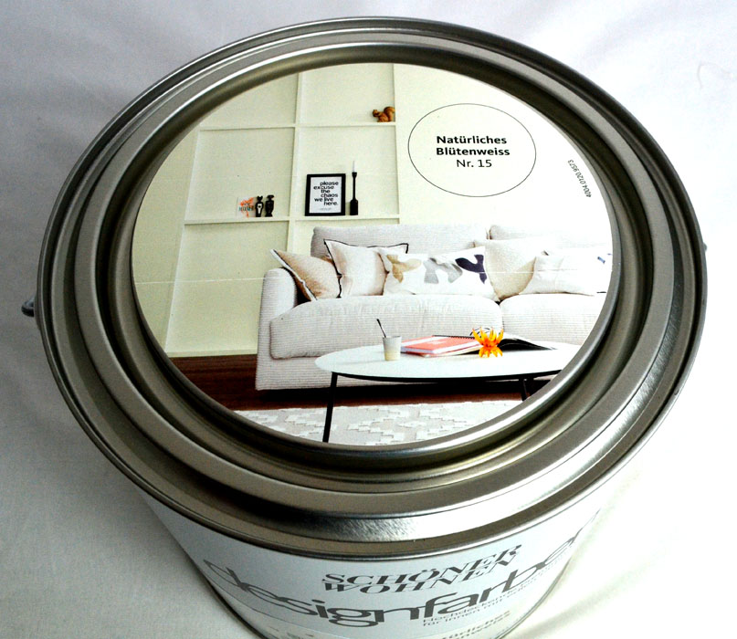 Designfarbe Natürliches Blütenweiß Nr. 15 2,5 l