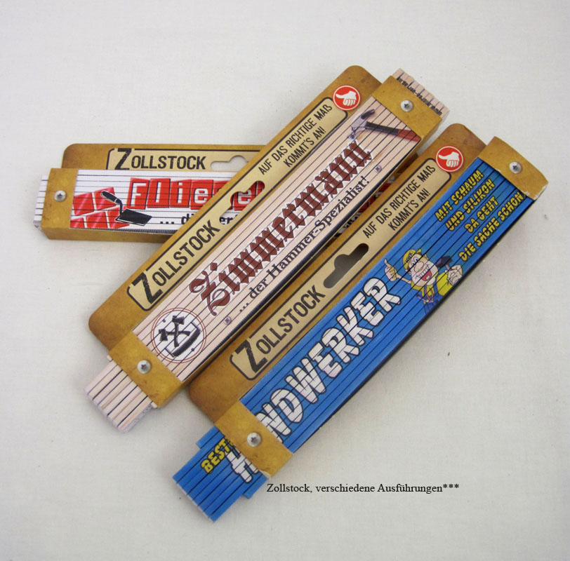 Zollstock Zimmermann, mehrfarbig 30056