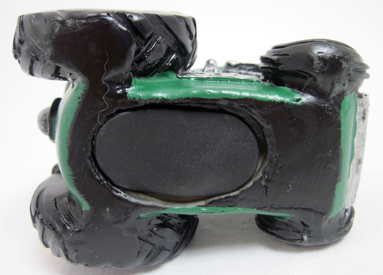 Spardose Mann auf Traktor Nostalgie, mehrfarbig, ca. 12 cm hoch