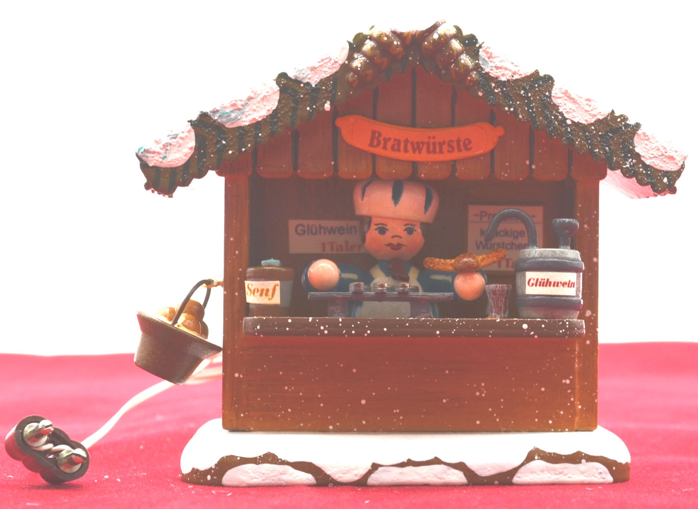 Hubrig - Wiki - Pfefferkuchenhäusel elektrisch beleuchtet ca. 9,5x8,5x4 cm (BxHxT)