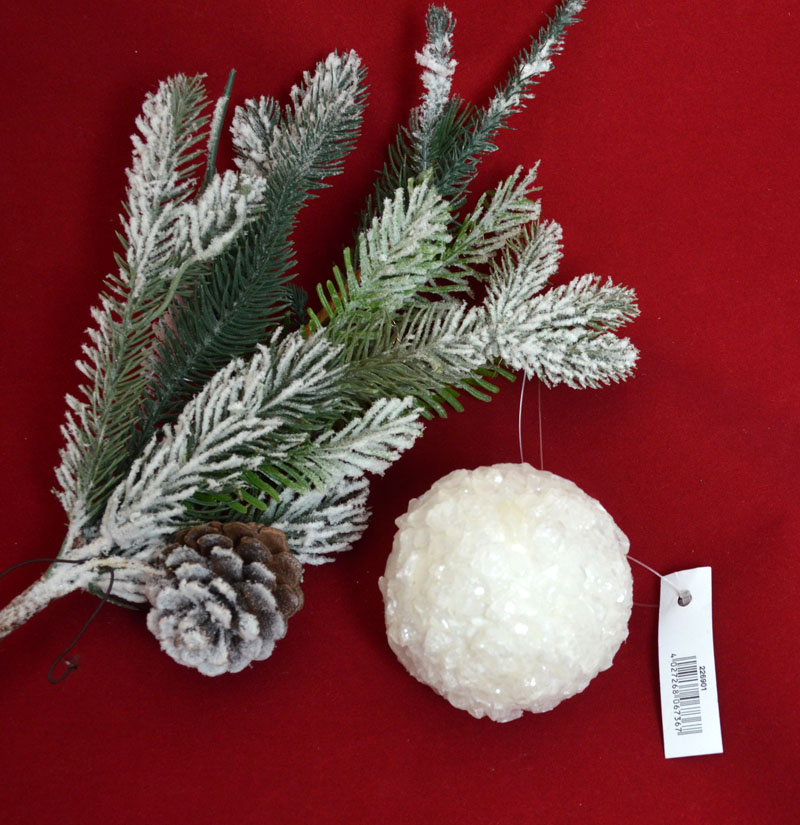 Deko Schneekugel 8 cm