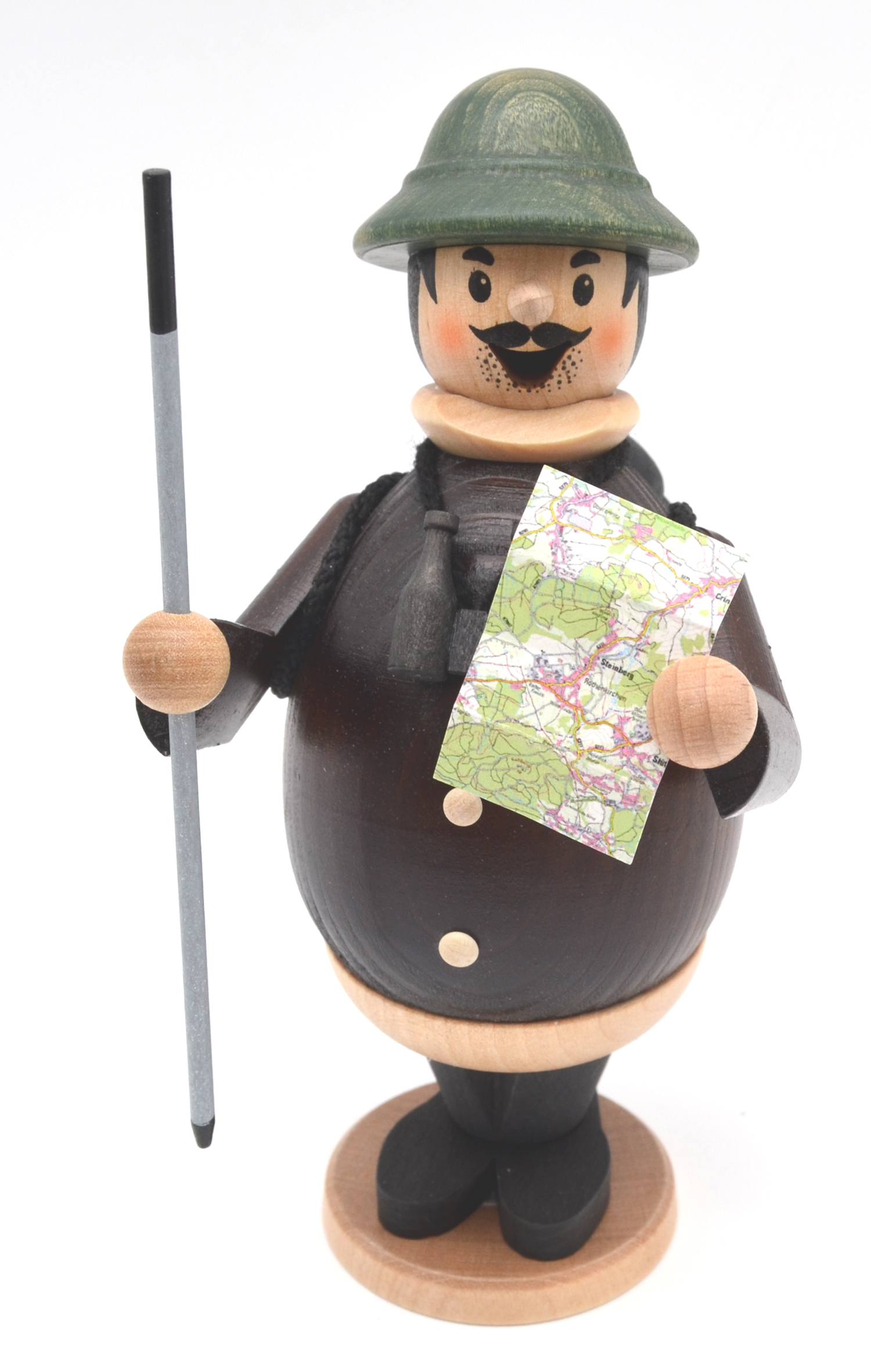 Rauchfigur Max "Wanderer" mehrfarbig ca. 16 cm