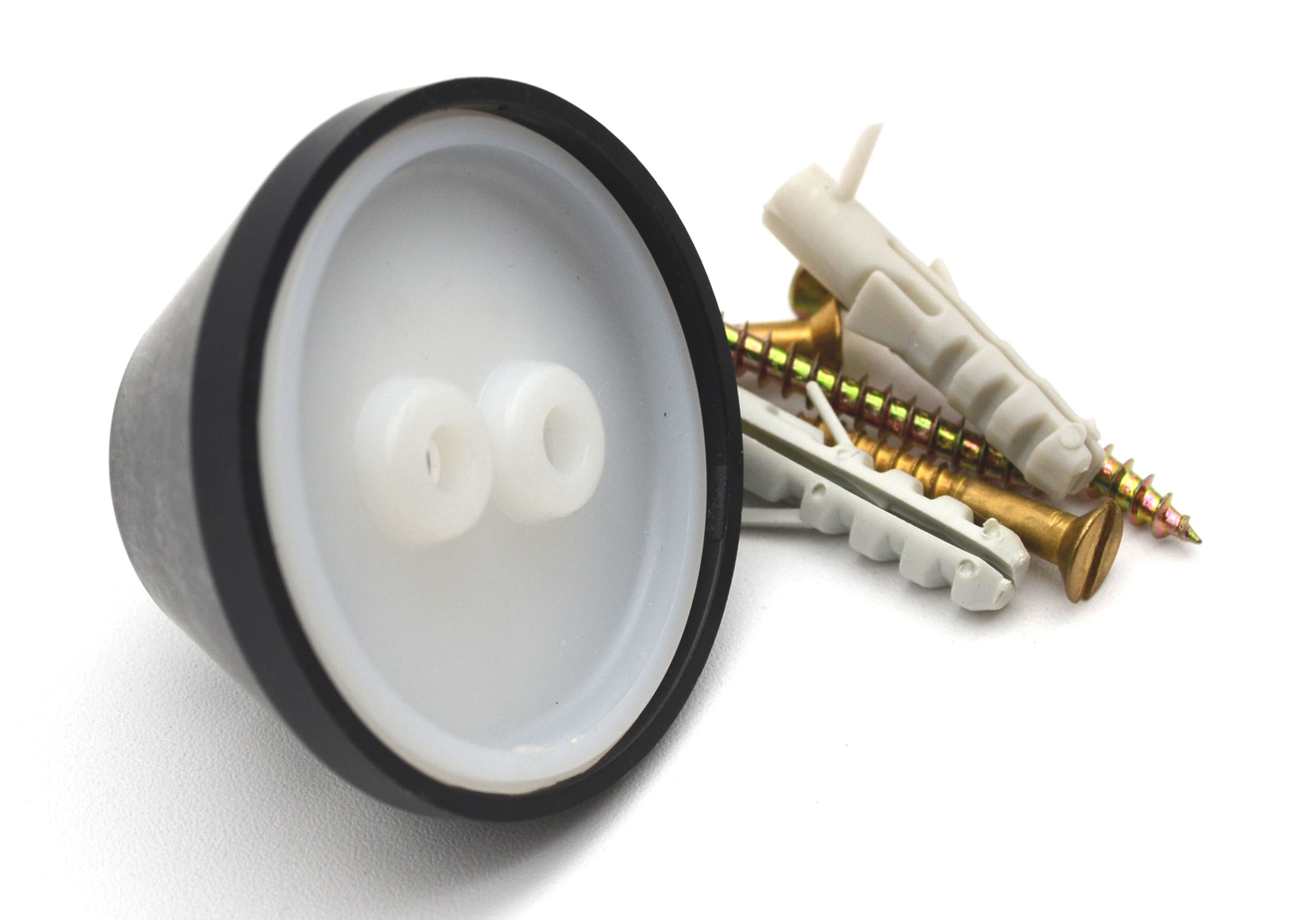 1 Wandlager Kunststoff Schwarz für Stil Ø 20mm 