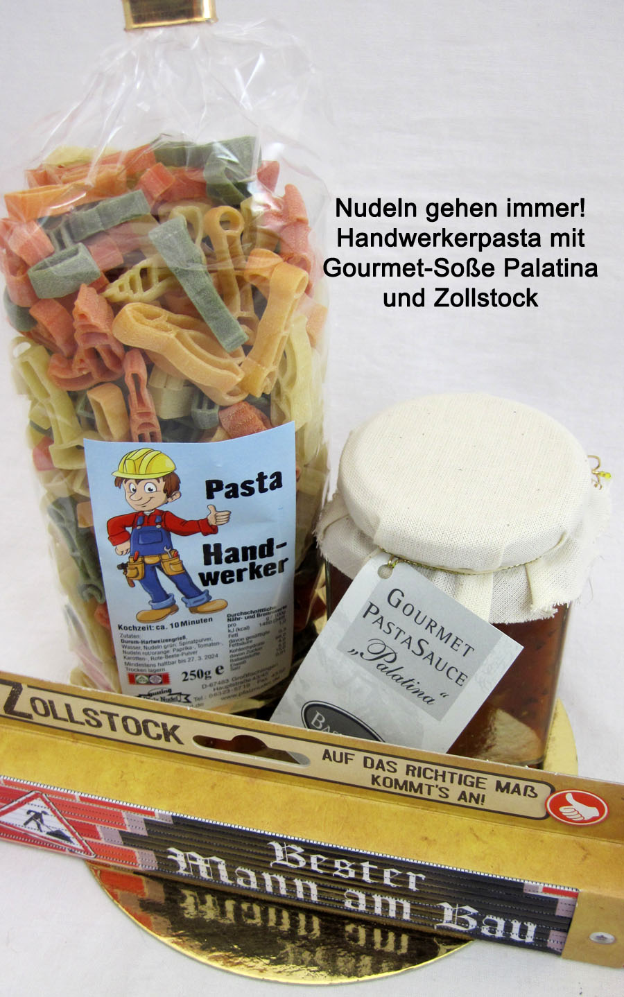 handwerkerpasta_mit_zollstockd1 Handwerker-Pasta mit Gourmet-Soße und Zollstock