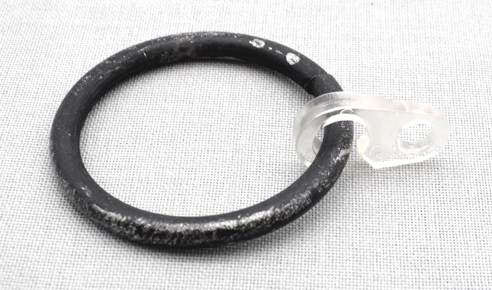8 Stück Eisenringe mit Ösenhaken für Stil 16-28 mm rustikal oder gedreht