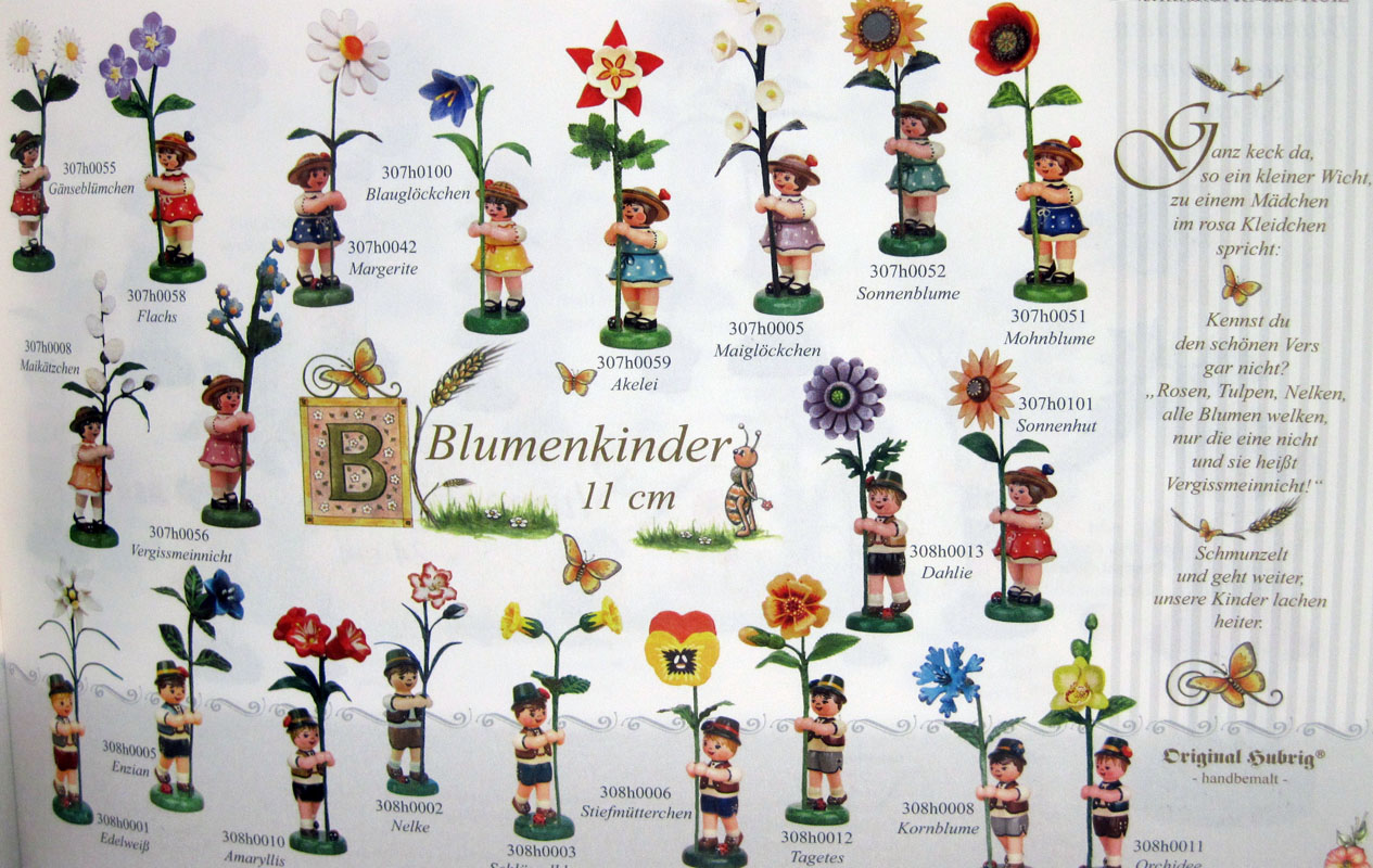 Blumenkind Mädchen - Mohnblume 11 cm