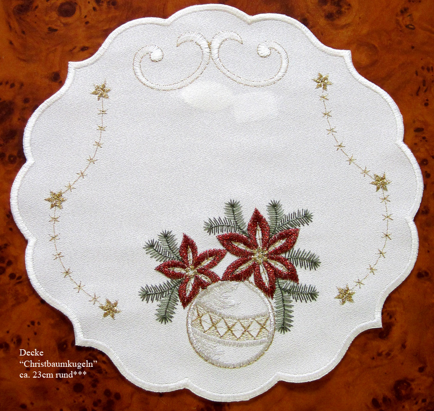 Decke Christbaumkugeln Fb.sekt-mehrfarbig ca. 23 cm rund