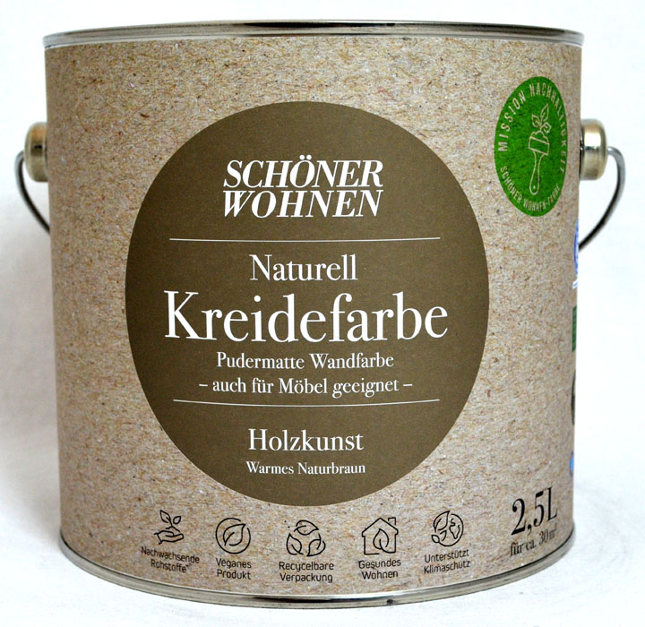 Naturell Kreidefarbe Holzkunst 2,5 l