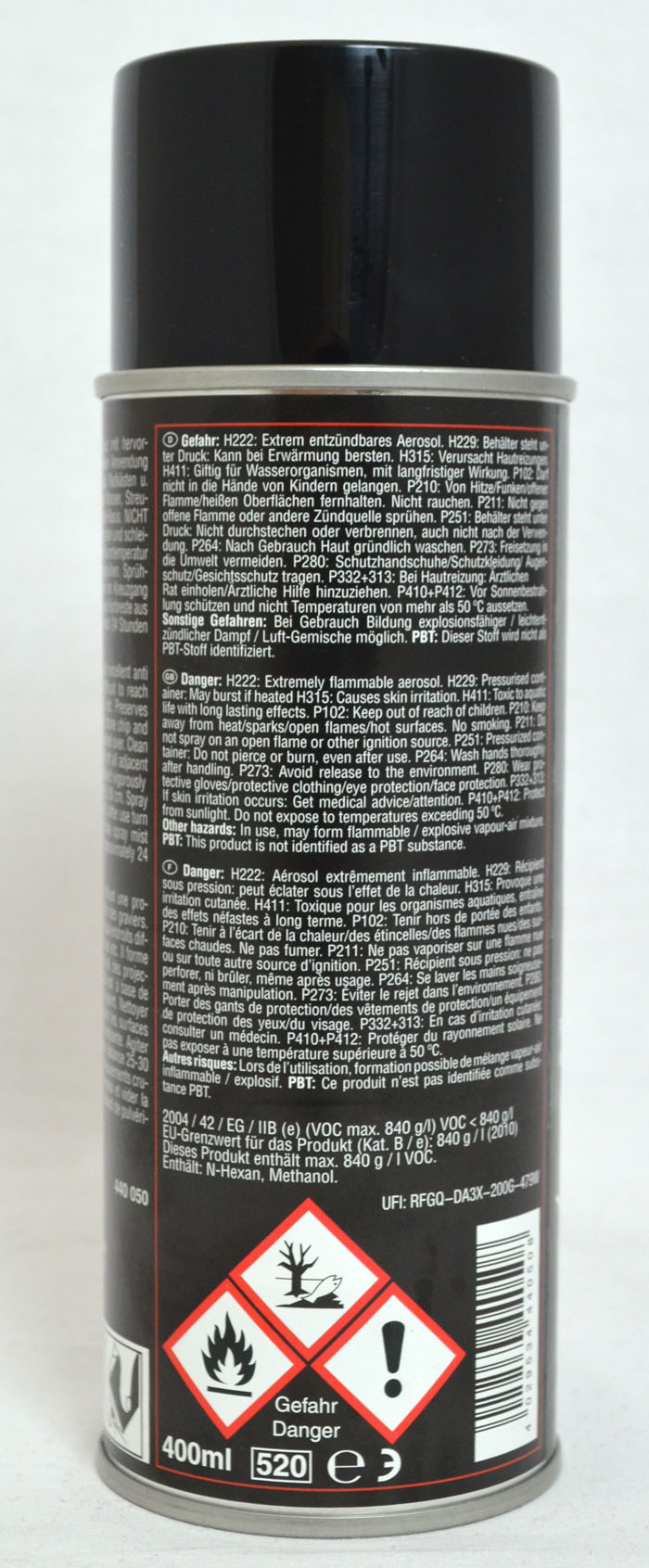 Unterbodenschutz Bitumen Spray für Fahrzeuge 0,4 l