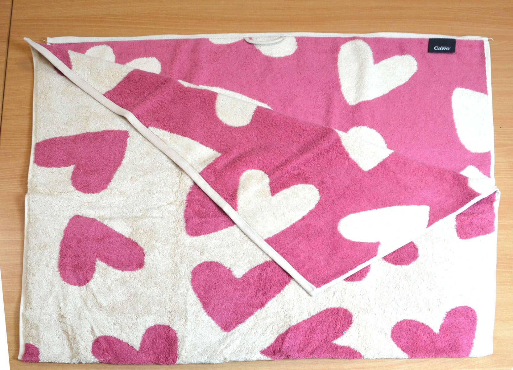 Cawö Handtücher Heart Beats Hearts 6275 Beere - 32