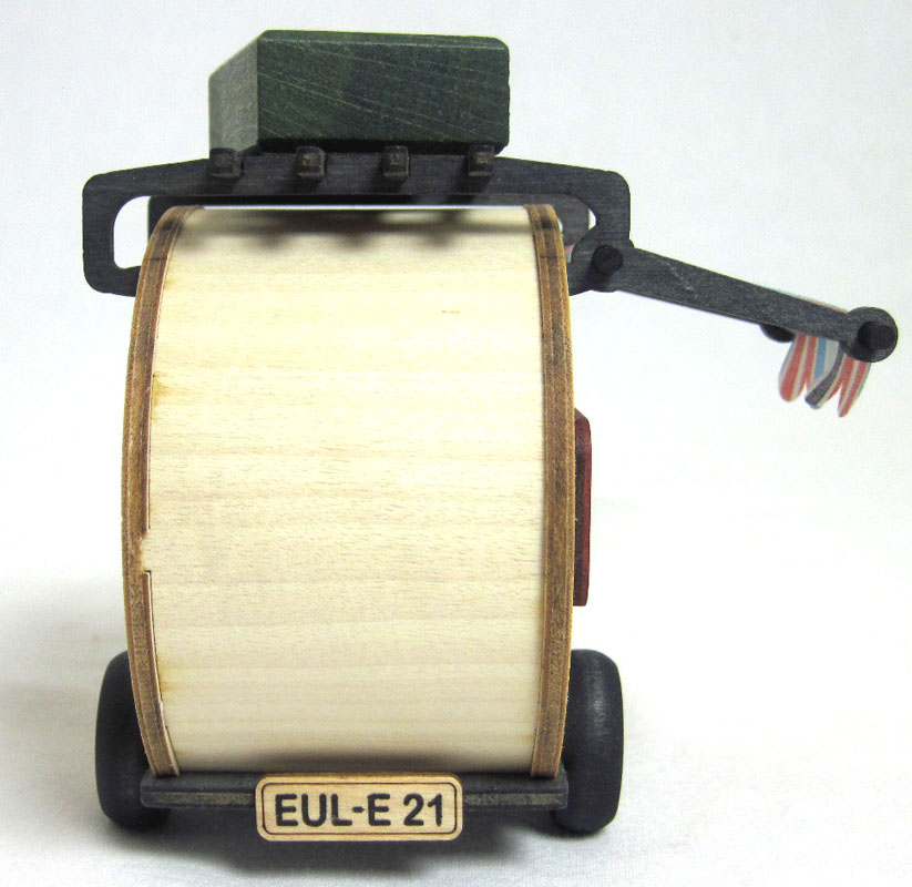 Kuhnert - Mini Eulen Wohnwagen ca. 10 cm hoch