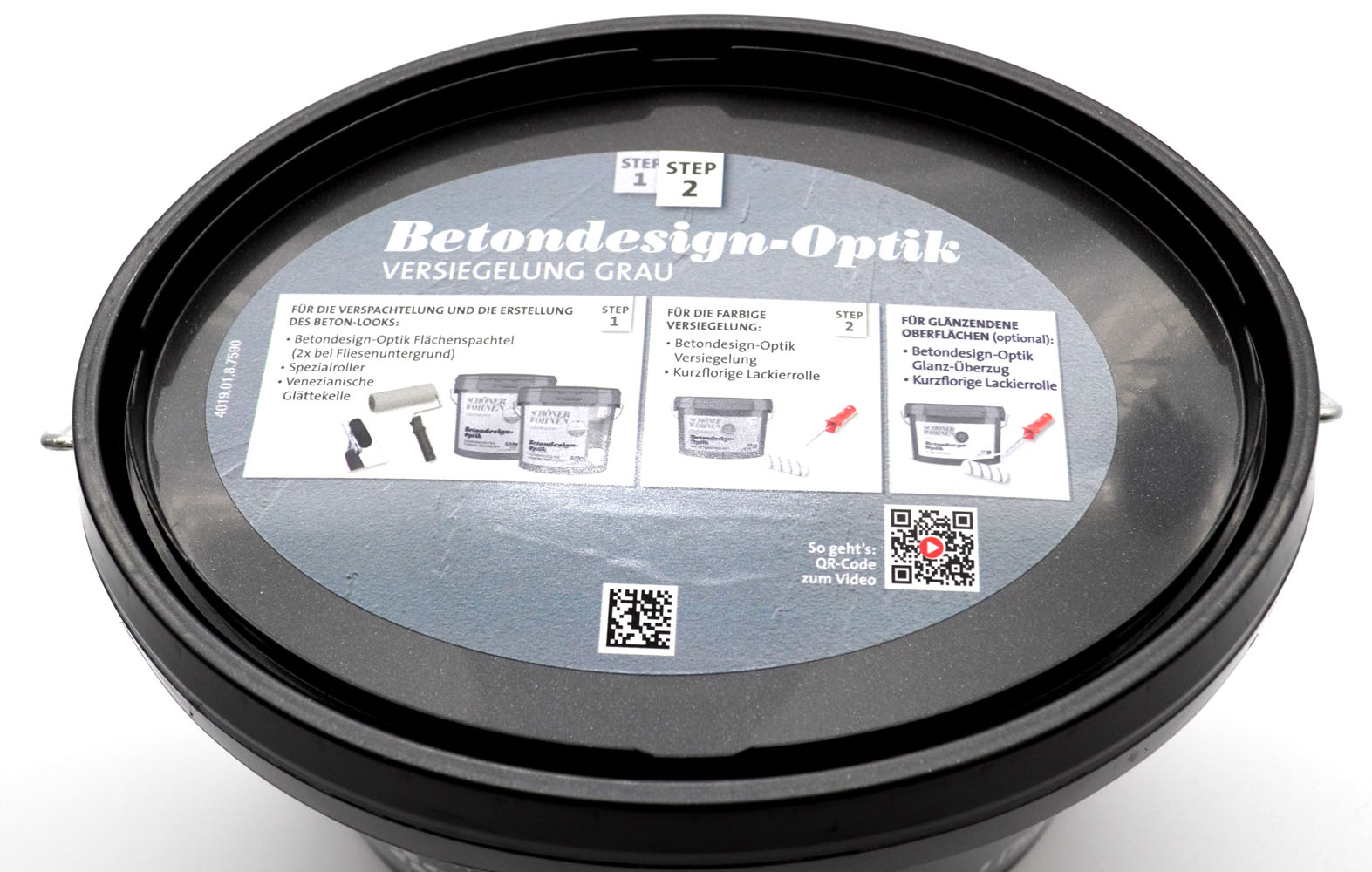 Betondesign-Optik Versiegelung grau Nassbereich 1 l