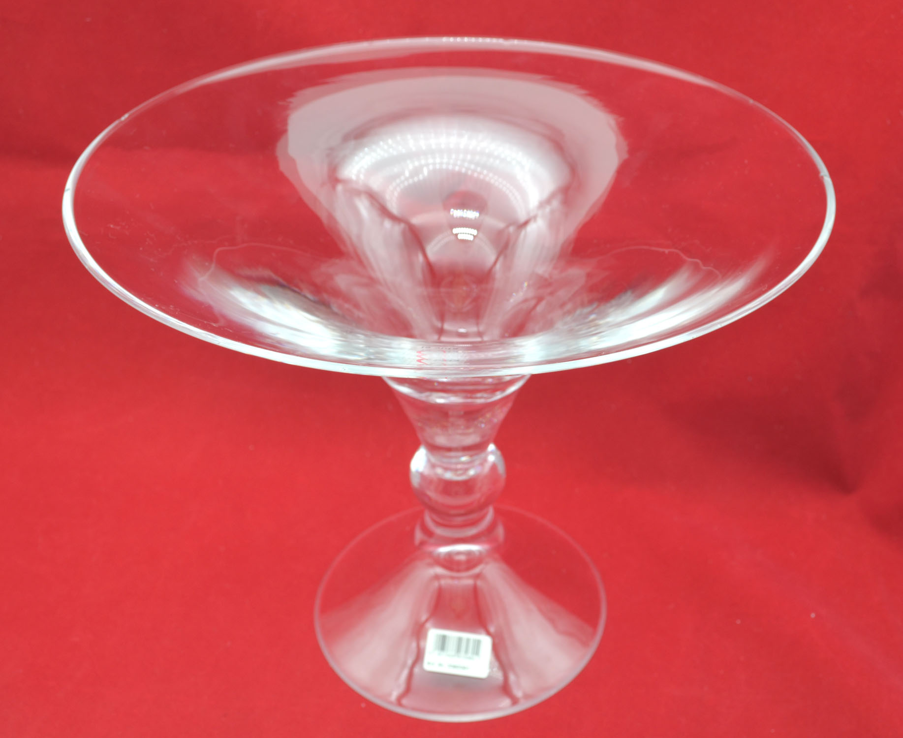 Glasschale „Hotel“ Ø 30 cm Höhe 26 cm schwere Glasqualität Dekoschale klar B-Ware
