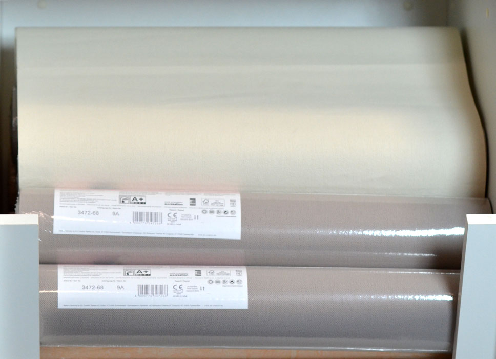 Vliestapete 3472-44 Uni sandfarben 0,05mx0,53m