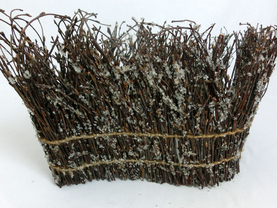 Weidezaun geeist Braun ca. 100 x 18 cm L/H