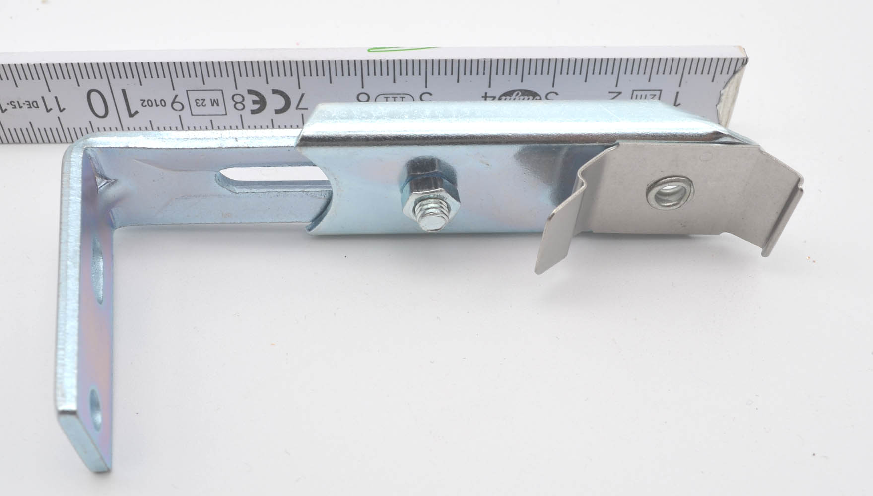 Wandwinkel 60-108 mm Monomatik für Lamellenanlagen silber